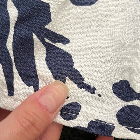 NWT M Magaschoni Fauna Floral Sleeveless Linen Blend Midi Dress Bold Shadow 10 - Picture 9 of 10